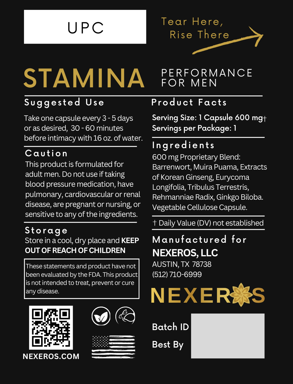 Stamina for Men – Limited Time 5+1 Bundle Pack Savings